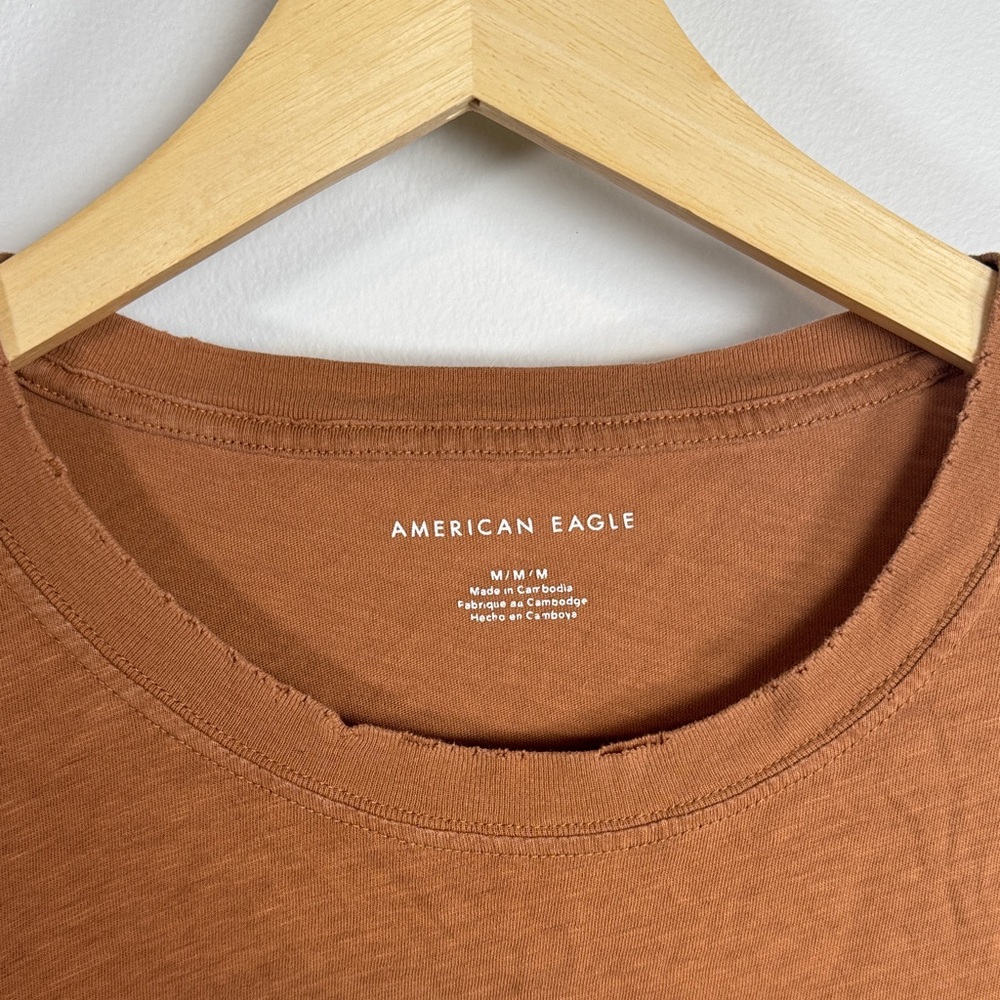 American Eagle Oversized Alien Skeleton Shirt Med… - image 3